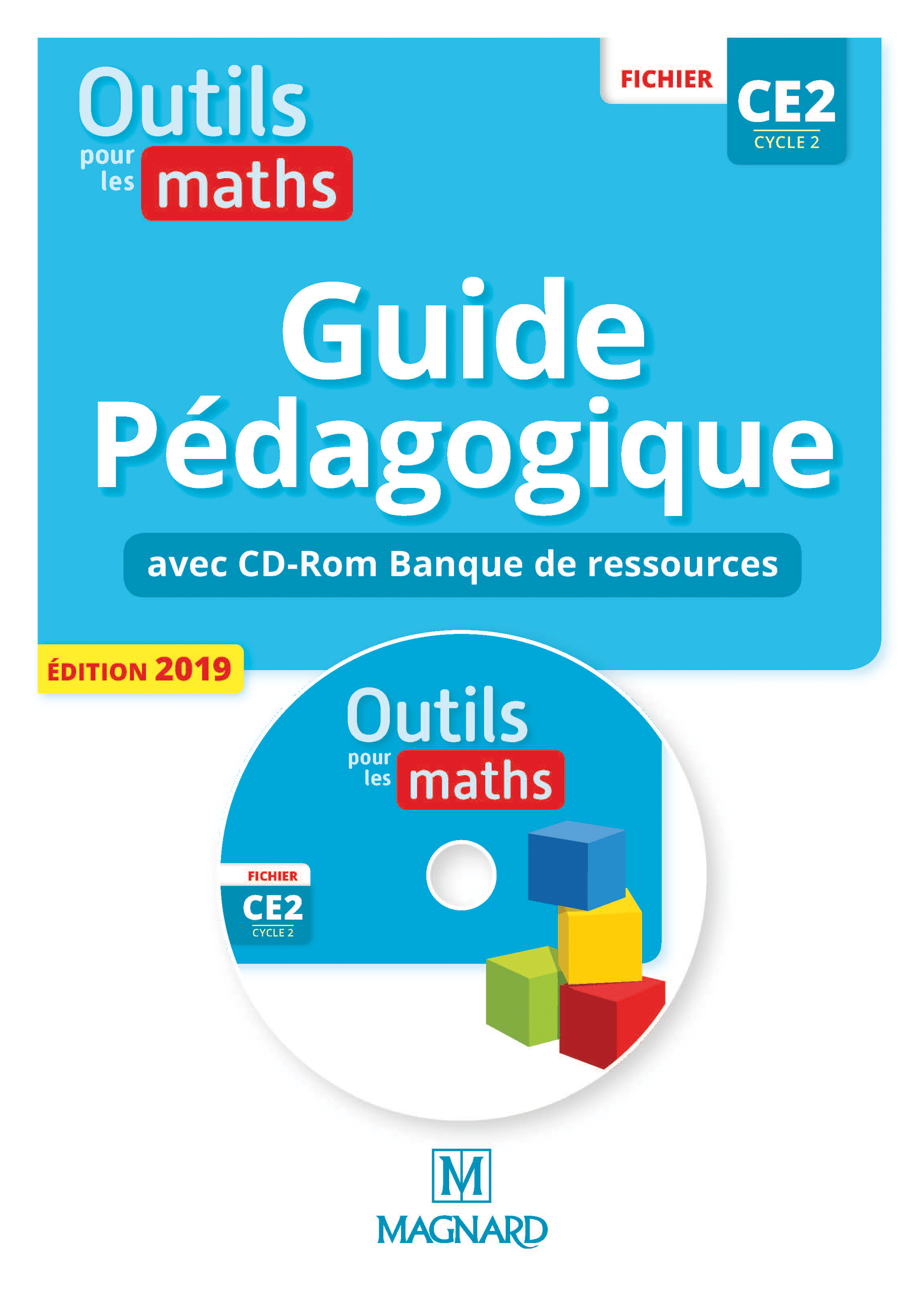 Outils pour les Maths CE2 (2019) - Banque de ressources du fichier sur CD-Rom avec guide pédagogique papier