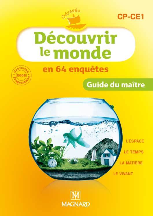 Découvrir le monde CP/CE1 - Guide du maître - Collection Odysséo