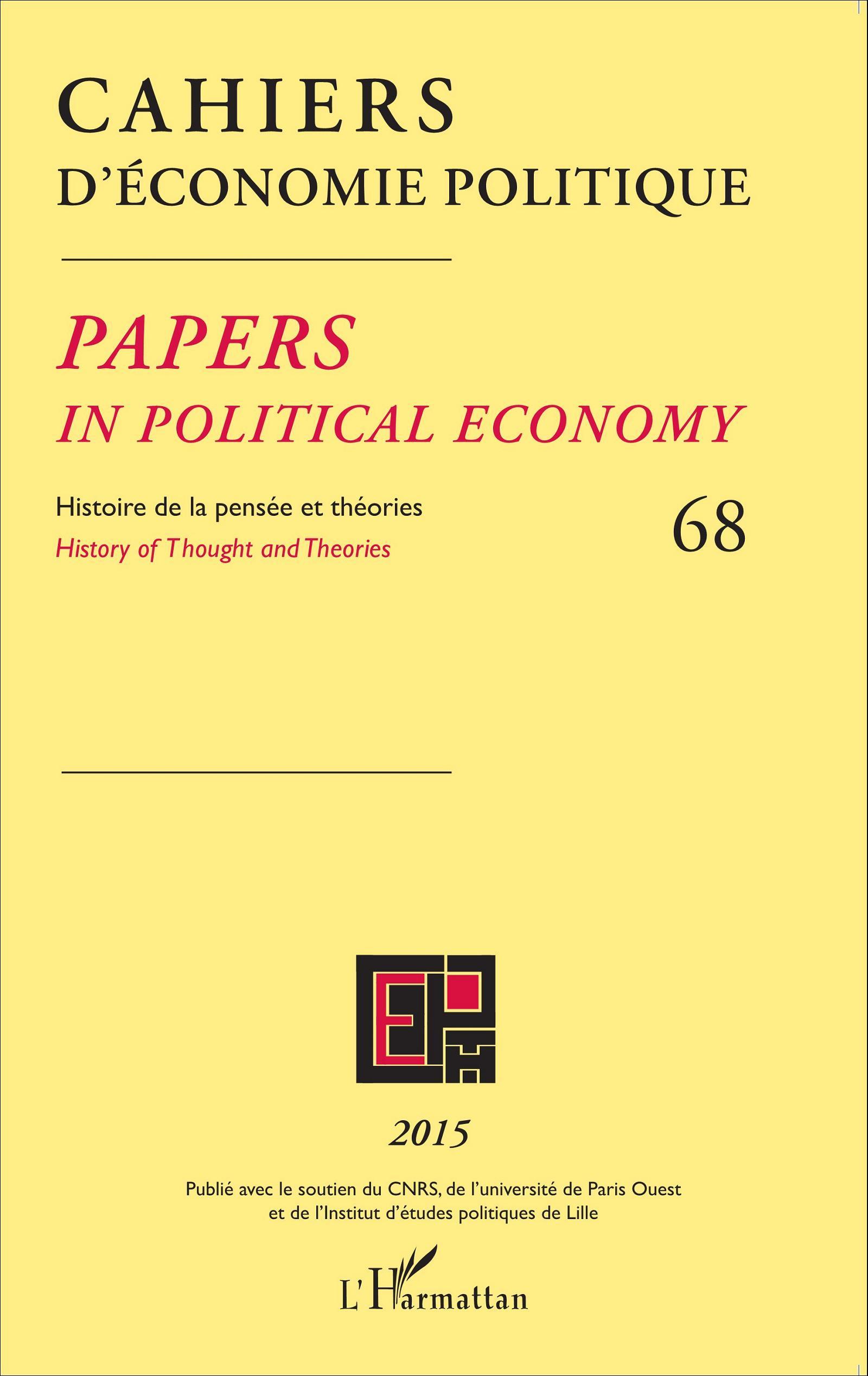Cahiers d'économie Politique / Papers in Political Economy