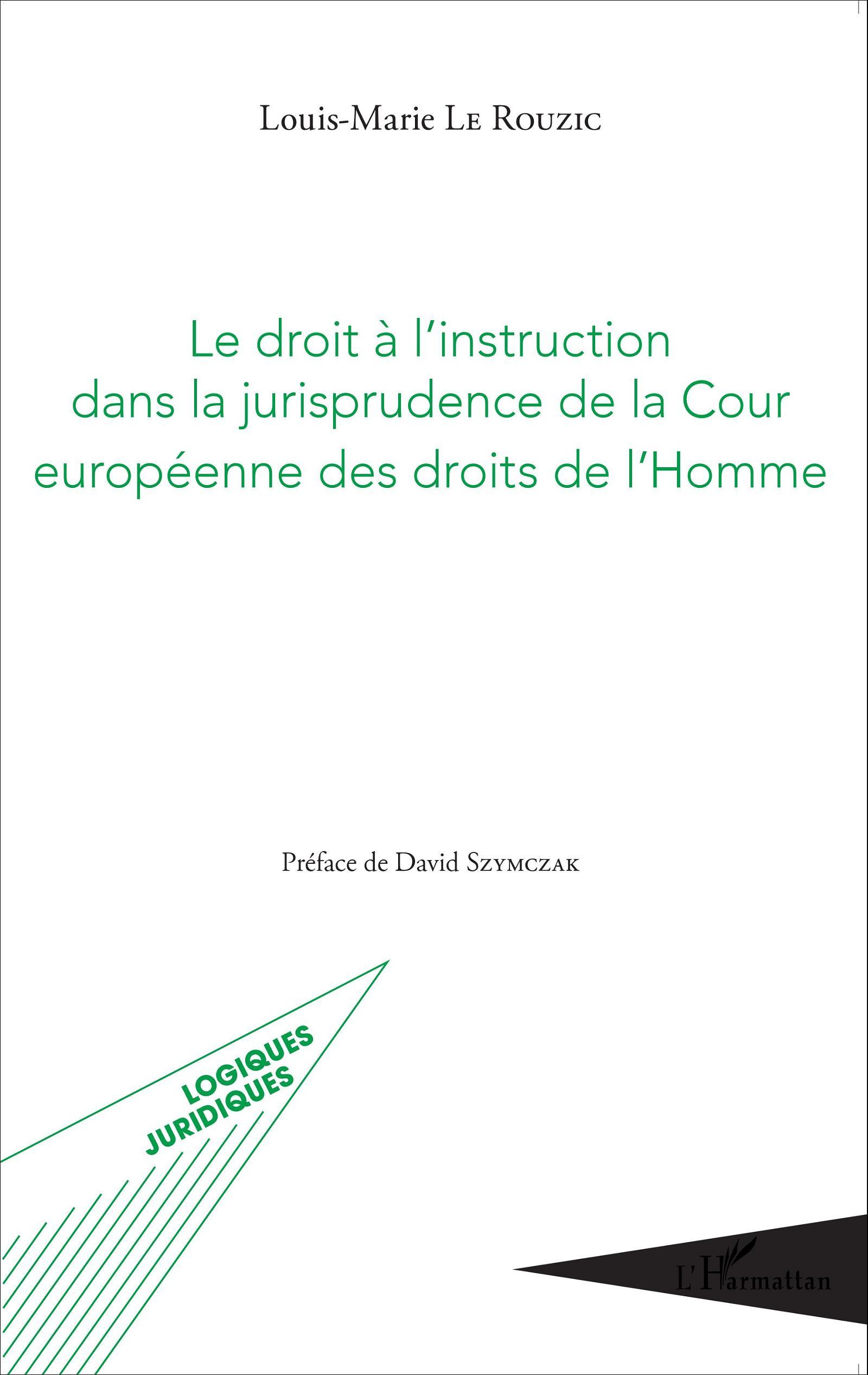 Le droit à l'instruction dans la jurisprudence de la Cour européenne des droits de l'Homme