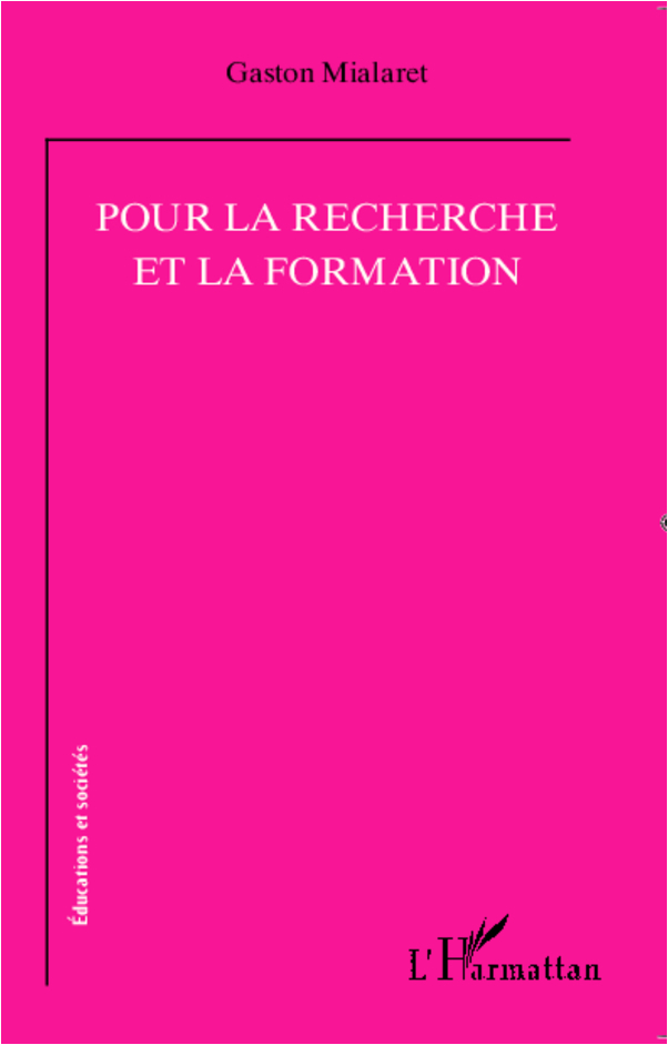 Pour la recherche et la formation