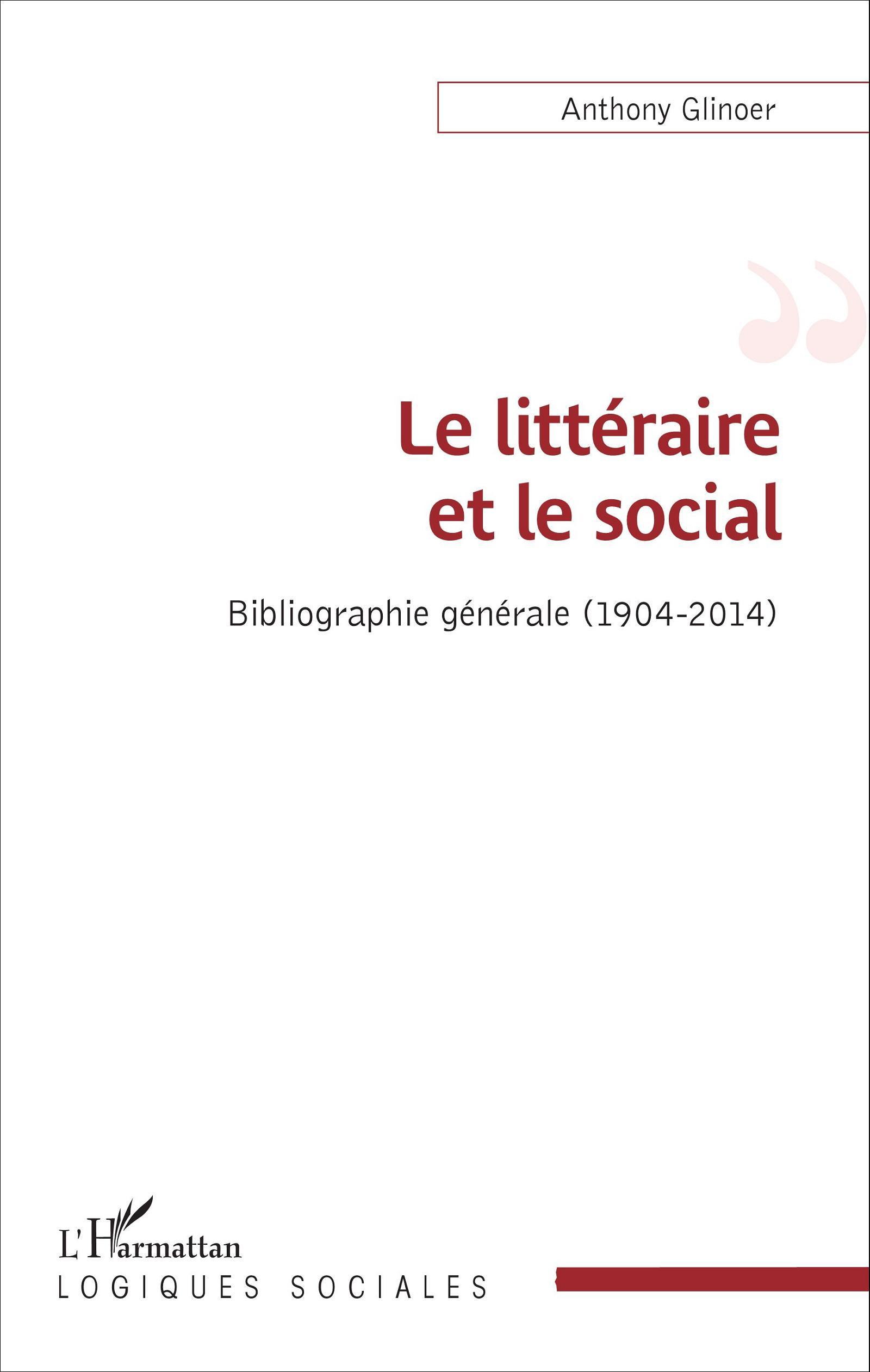 Le littéraire et le social