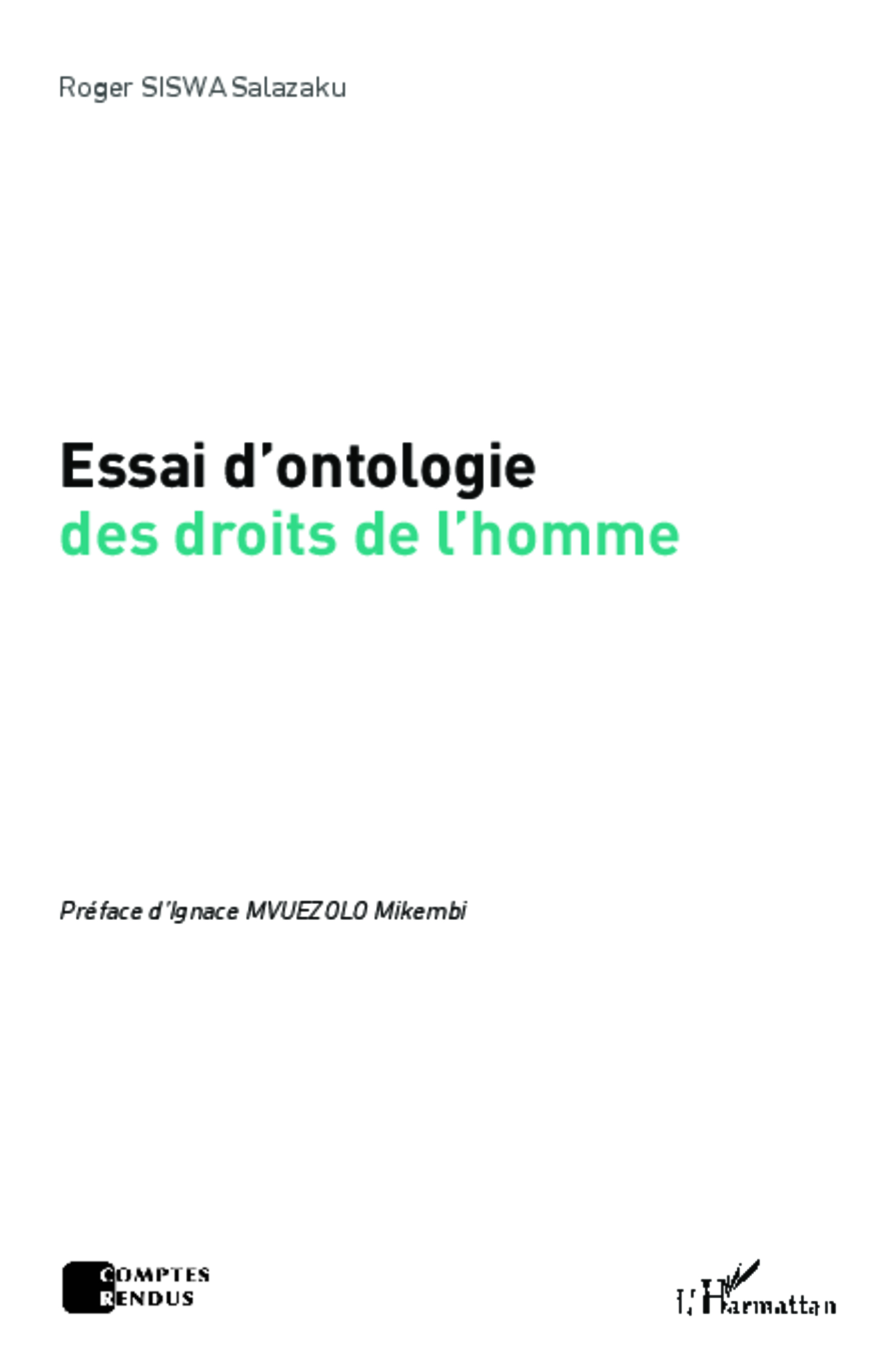 Essai d'ontologie des droits de l'homme