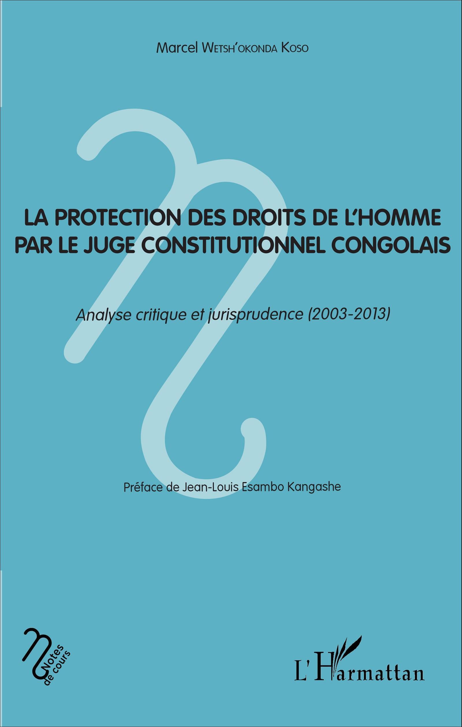 La protection des droits de l'homme par le juge constitutionnel congolais