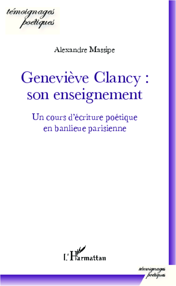 Geneviève Clancy : son enseignement