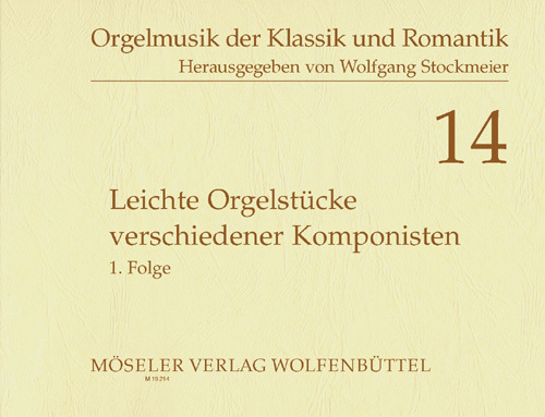 Easy organ pieces by various composers