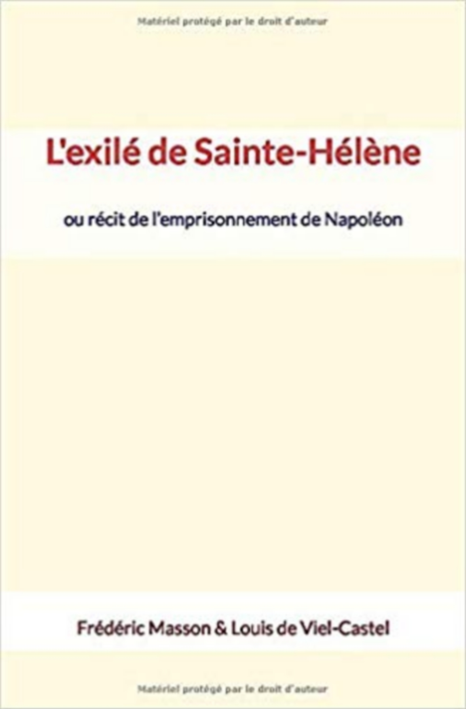 L'exilé de Sainte-Hélène