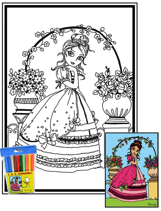 1-PRINCESSSE 1 - 1 2 3 COULEURS