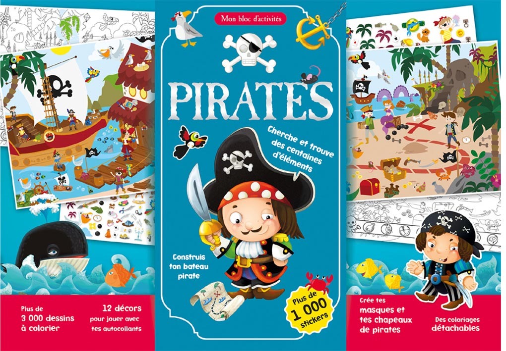 MON BLOC D'ACTIVITES PIRATES