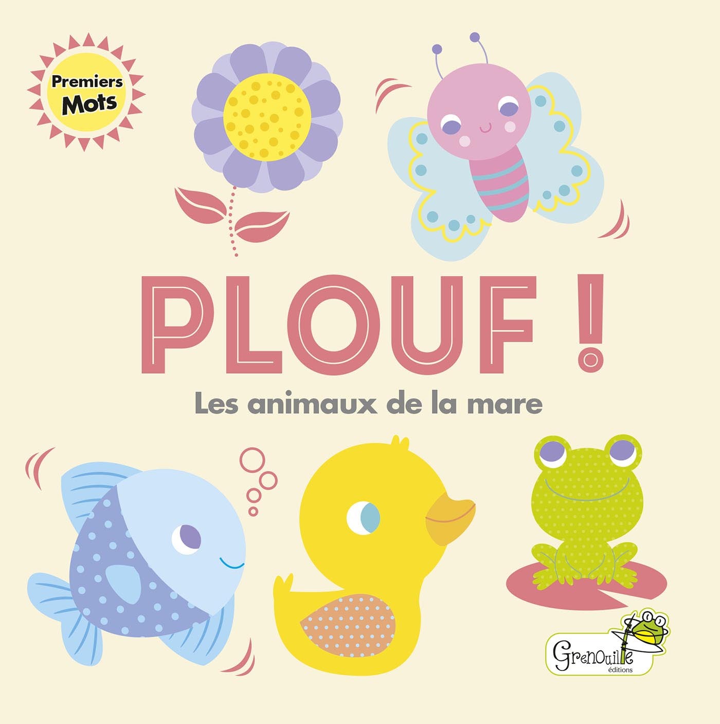 Plouf - animaux de la mare (livre de bain)