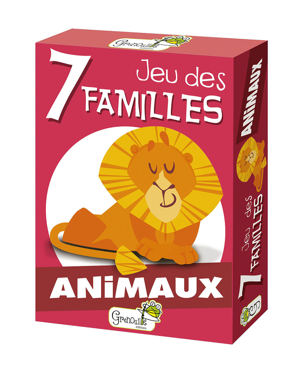 7 familles animaux en illustrations