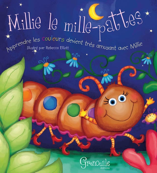 Millie le mille-pattes - apprendre les couleurs devient très amusant avec Millie
