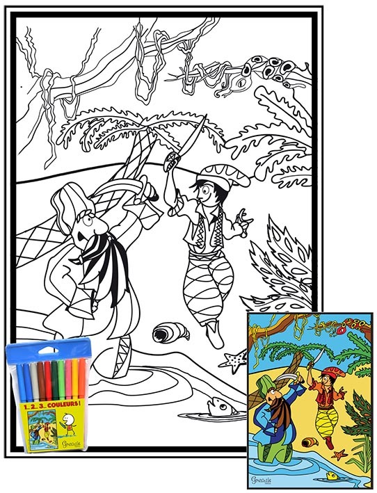 1-PIRATE 2 - 1 2 3 COULEURS