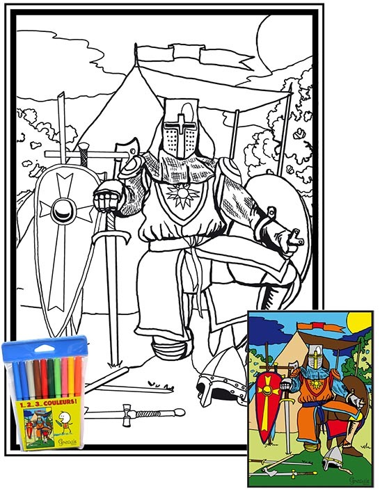 1-CHEVALIER - 1 2 3 COULEURS