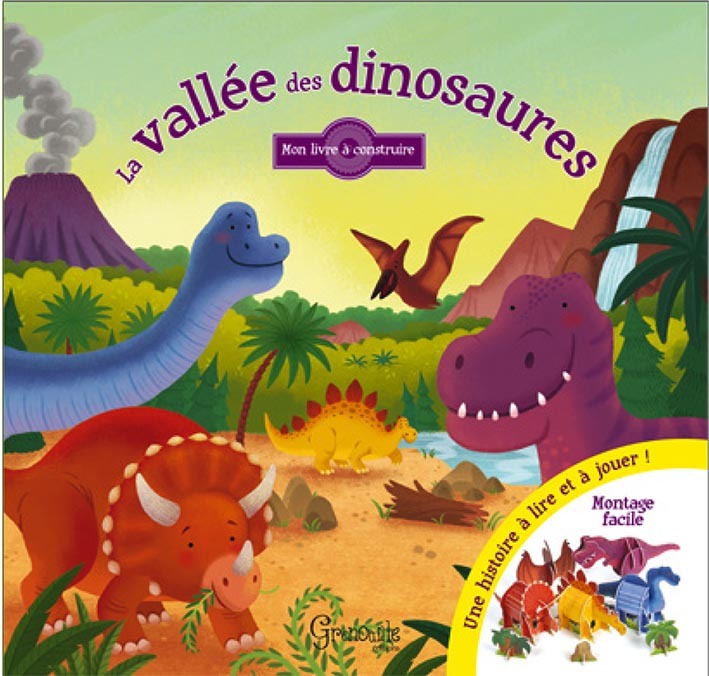 La vallée des dinosaures - une histoire à lire et à jouer !...