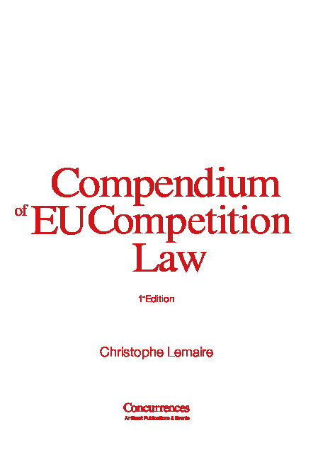 Compendium of EU Competition Law