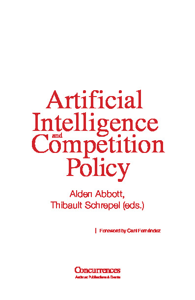 Artificial Intelligence and Competition Policy