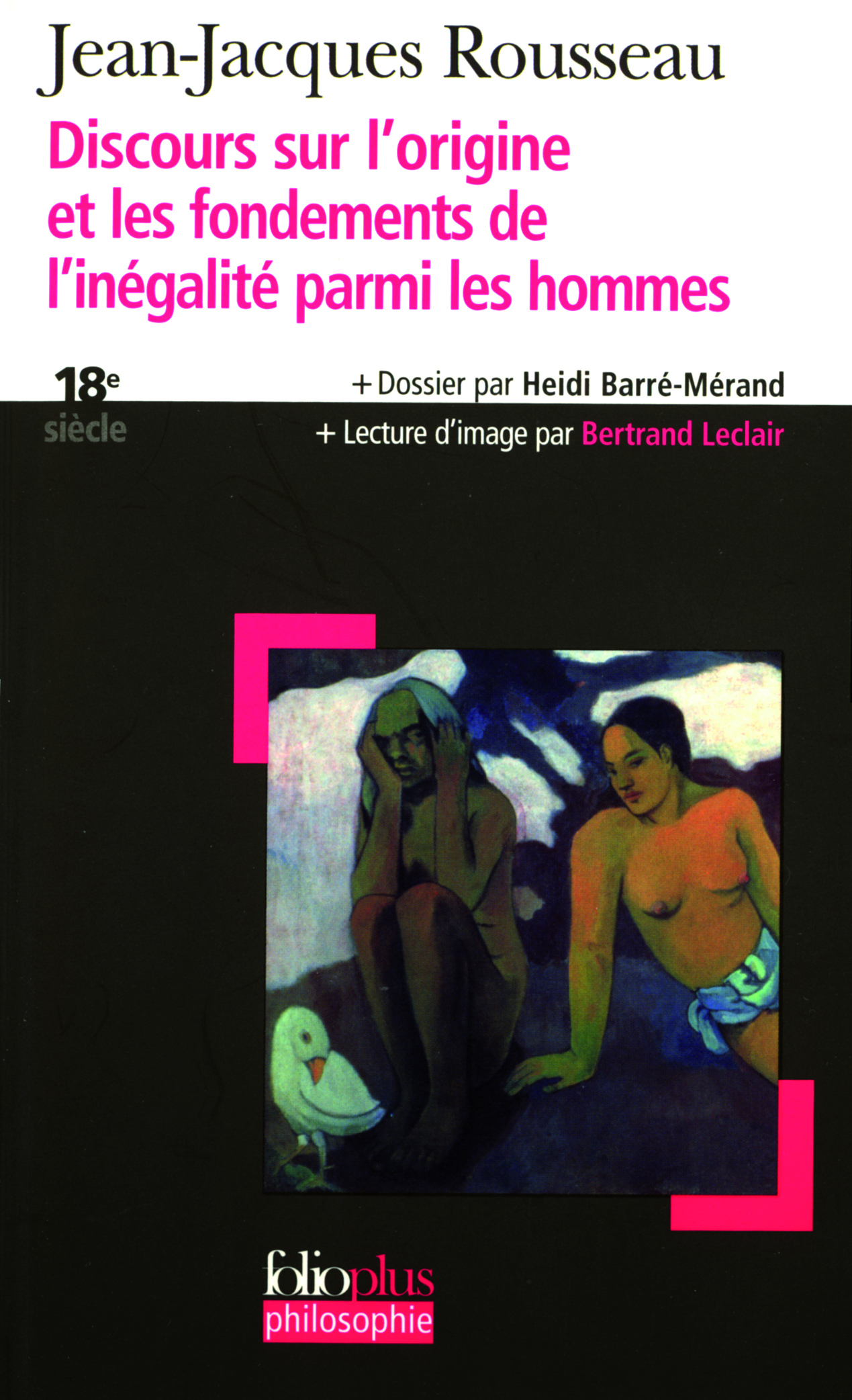 Discours sur l'origine et les fondements de l'inégalité parmi les hommes