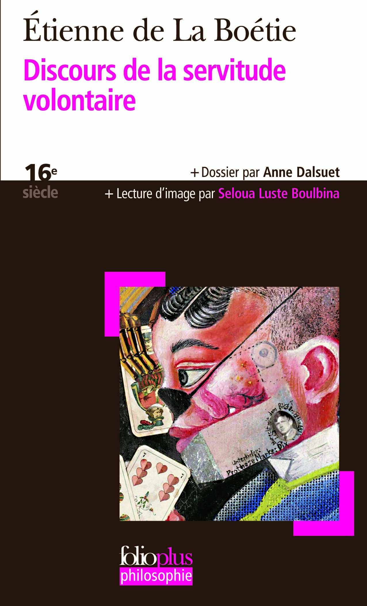 DISCOURS DE LA SERVITUDE VOLONTAIRE