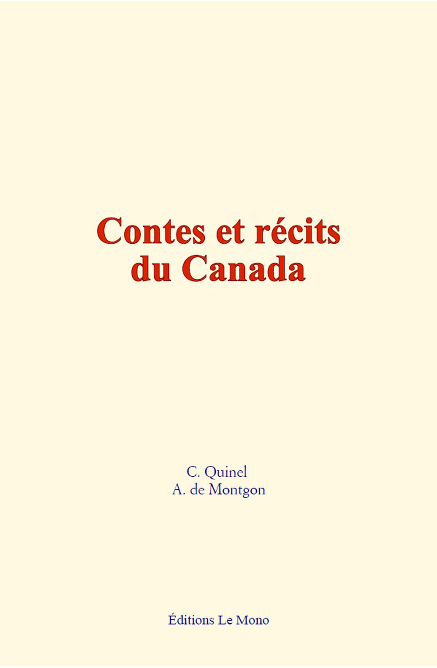 Contes et récits du Canada
