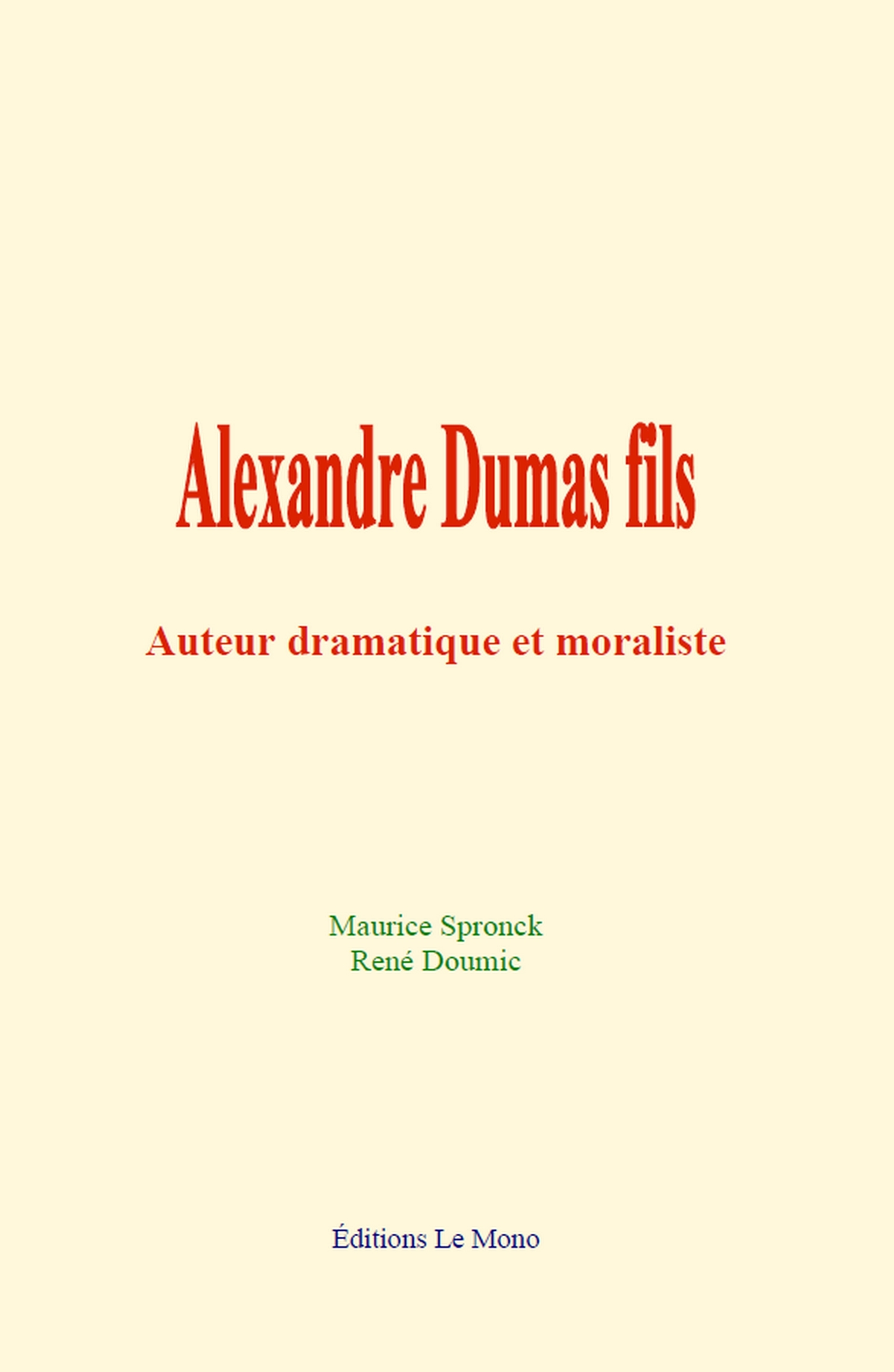 Alexandre Dumas fils
