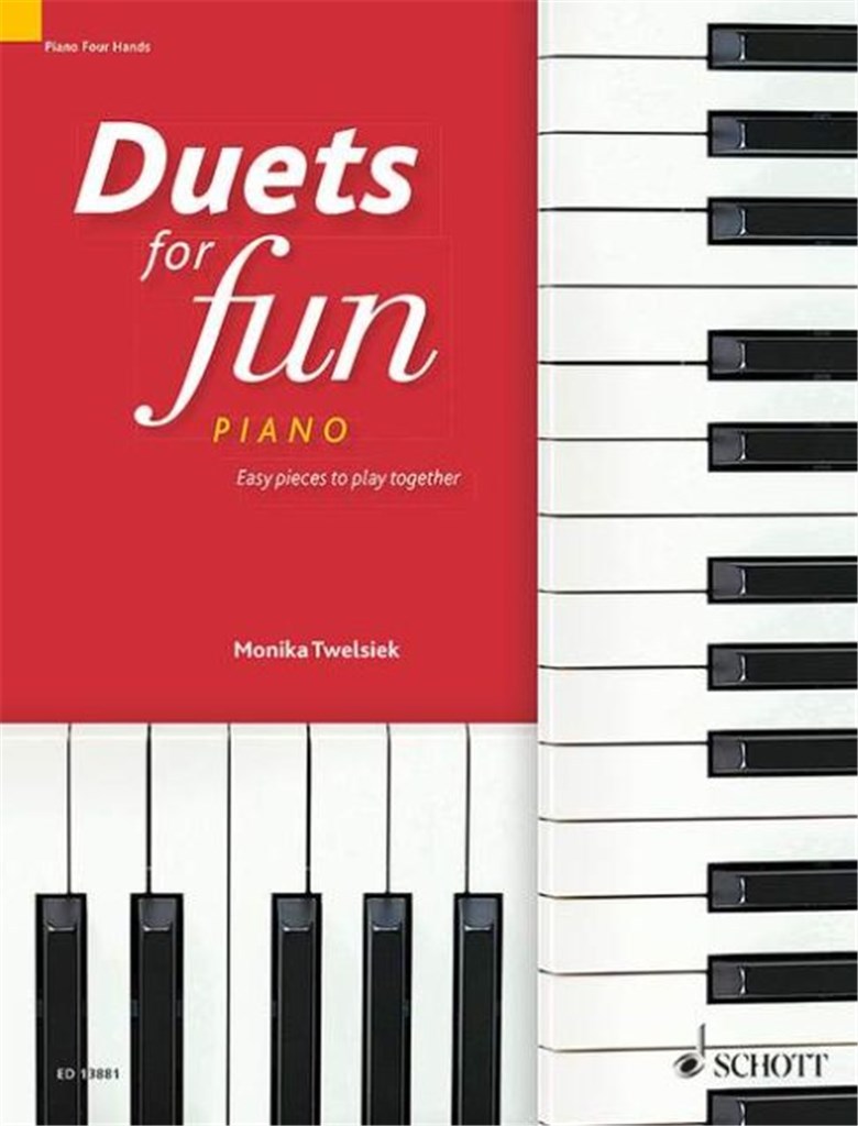 DUETS FOR FUN : PIANO - EASY PIECES TO PLAY TOGETHER - PIANO, 4 MAINS