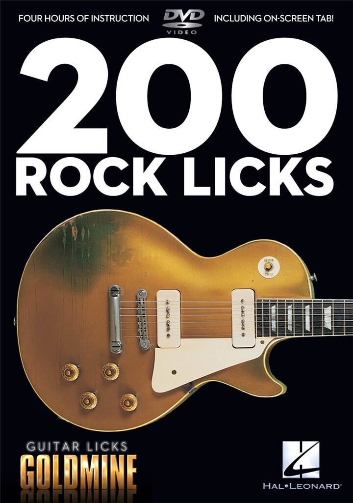 DVD : 200 ROCK LICKS A GUITAR LICKS GOLDMINE