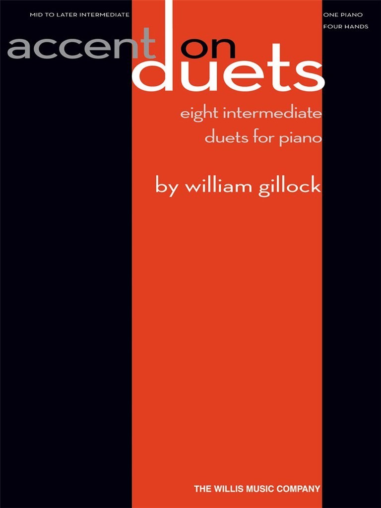 WILLIAM GILLOCK : ACCENT ON DUETS - PIANO
