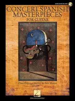 CONCERT SPANISH MASTERPIECES FOR GUITAR GUITARE +CD