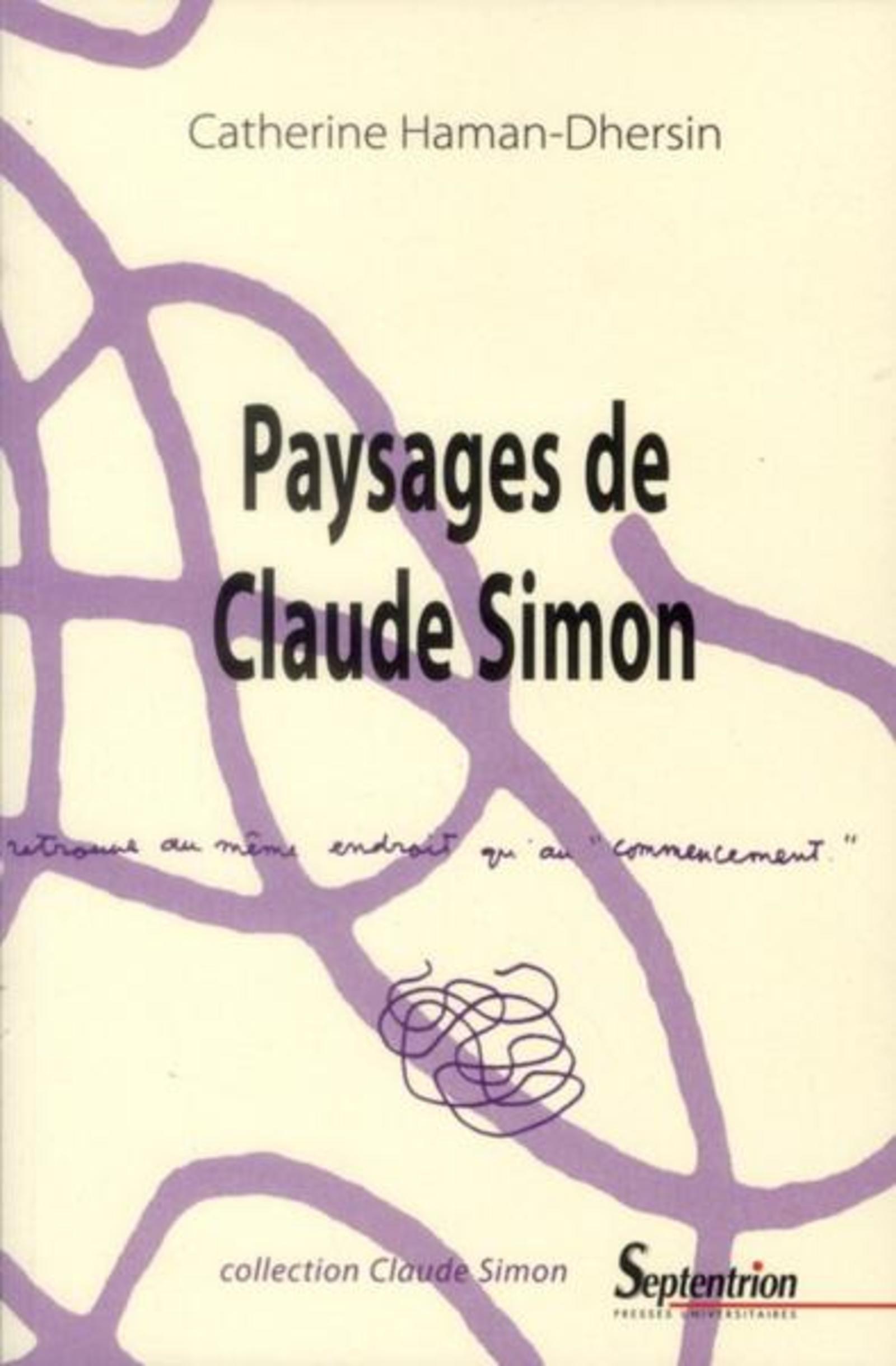 Paysages de Claude Simon