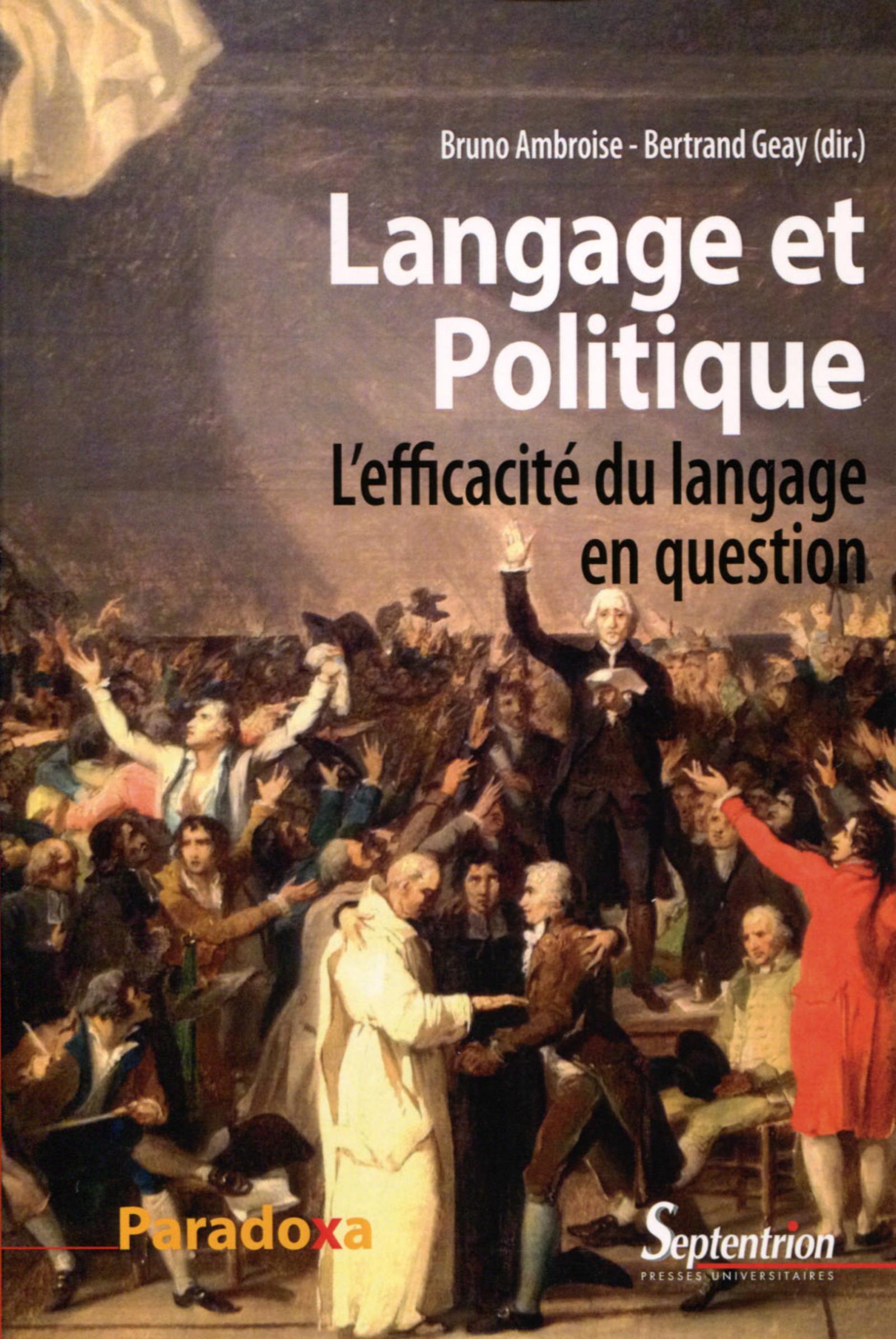 LANGAGE ET POLITIQUE