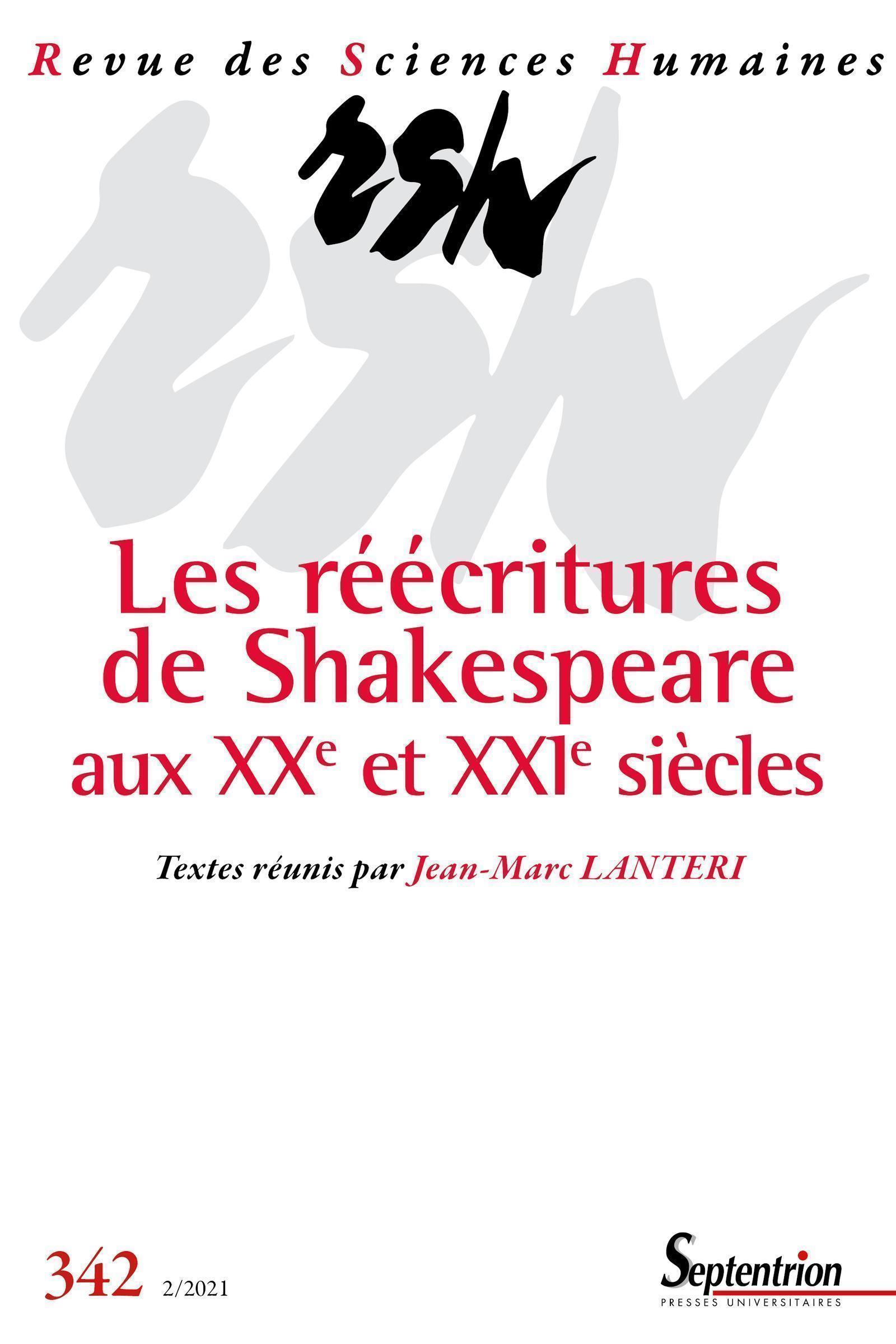 Les réécritures de Shakespeare aux XXe et XXIe siècles