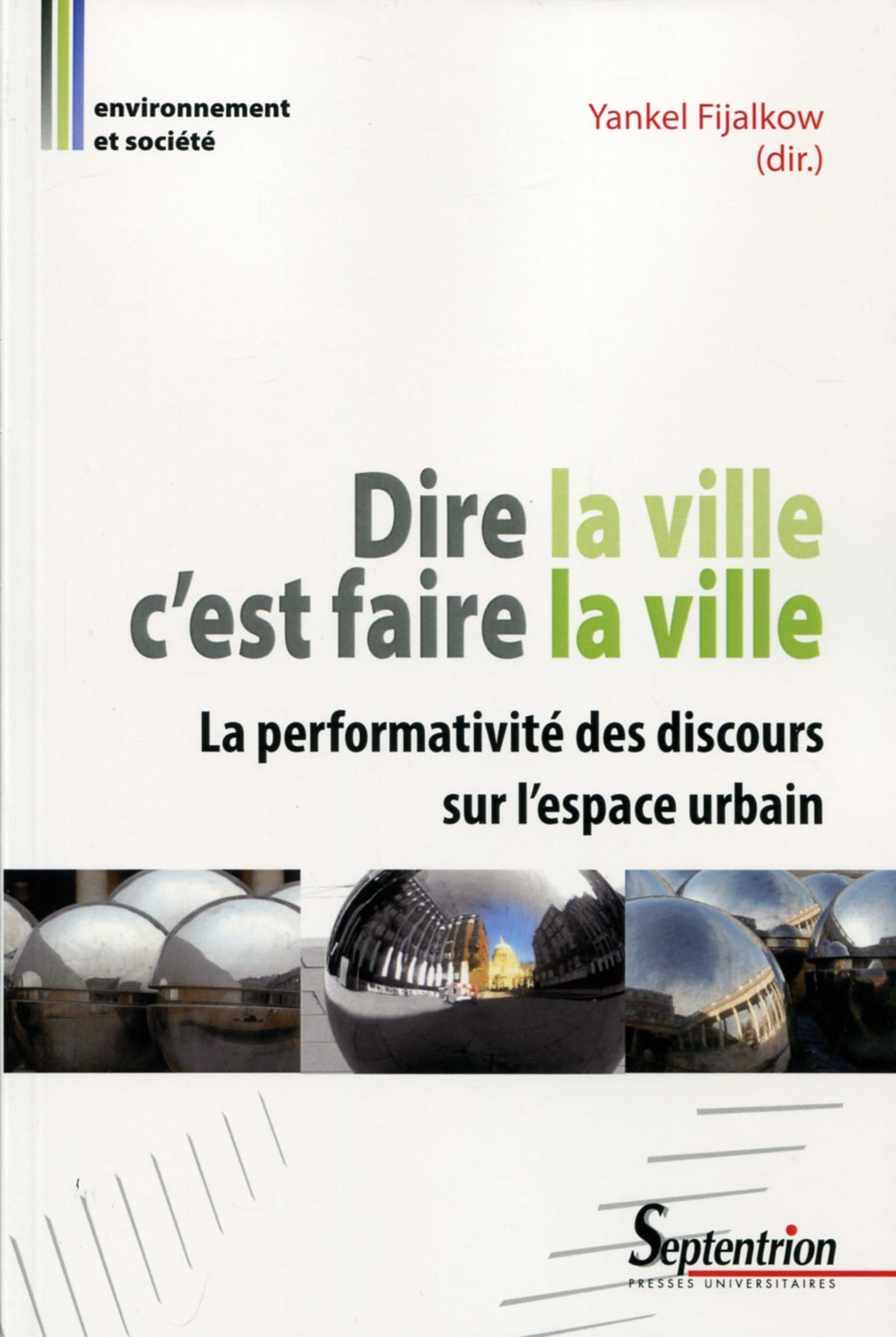 DIRE LA VILLE C EST FAIRE LA VILLE