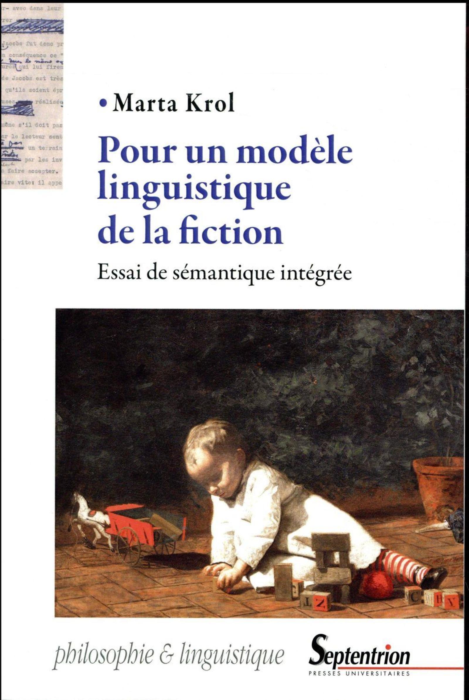 Pour un modèle linguistique de la fiction