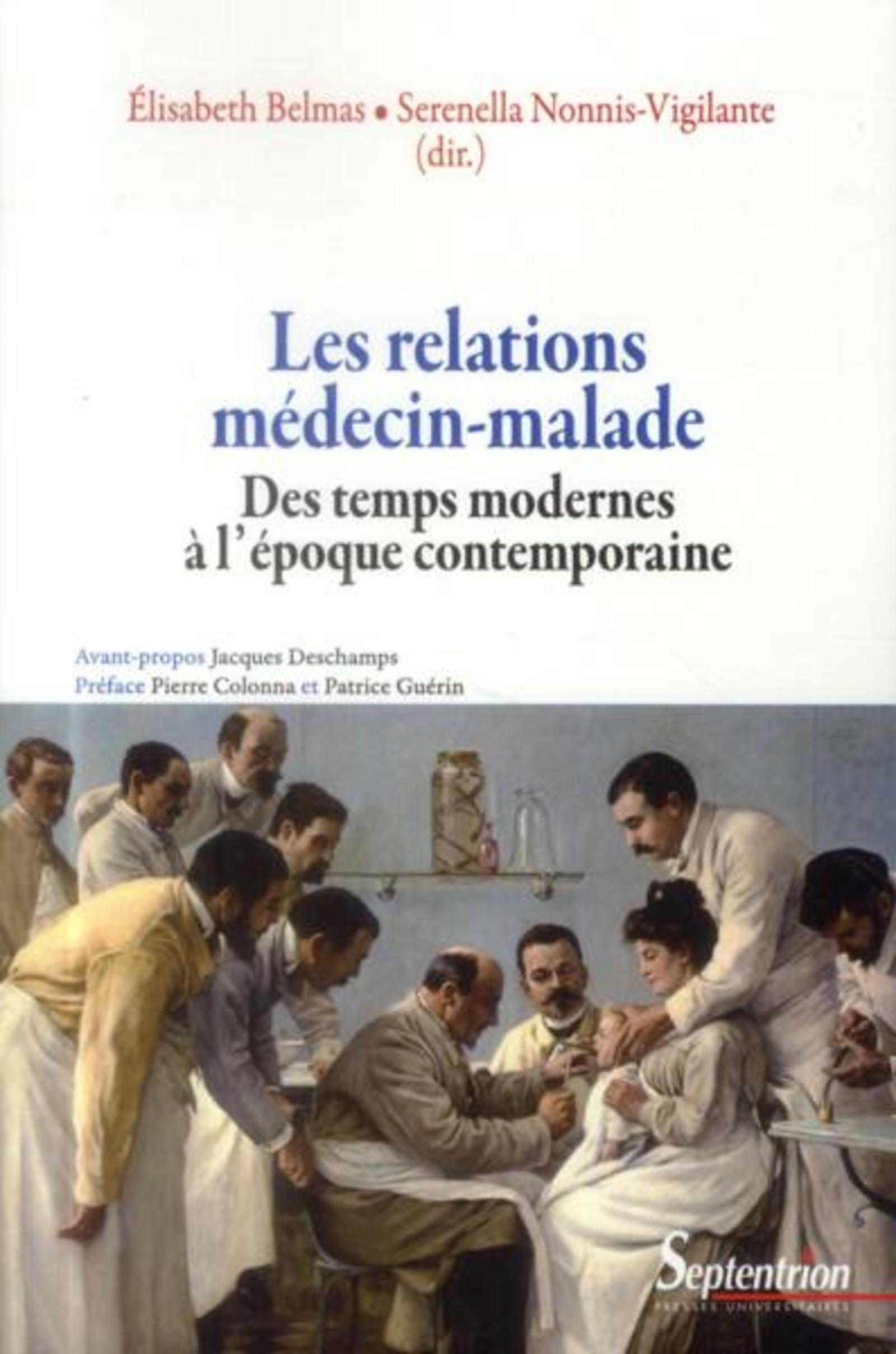 Les relations médecin-malade des temps modernes à l'époque contemporaine