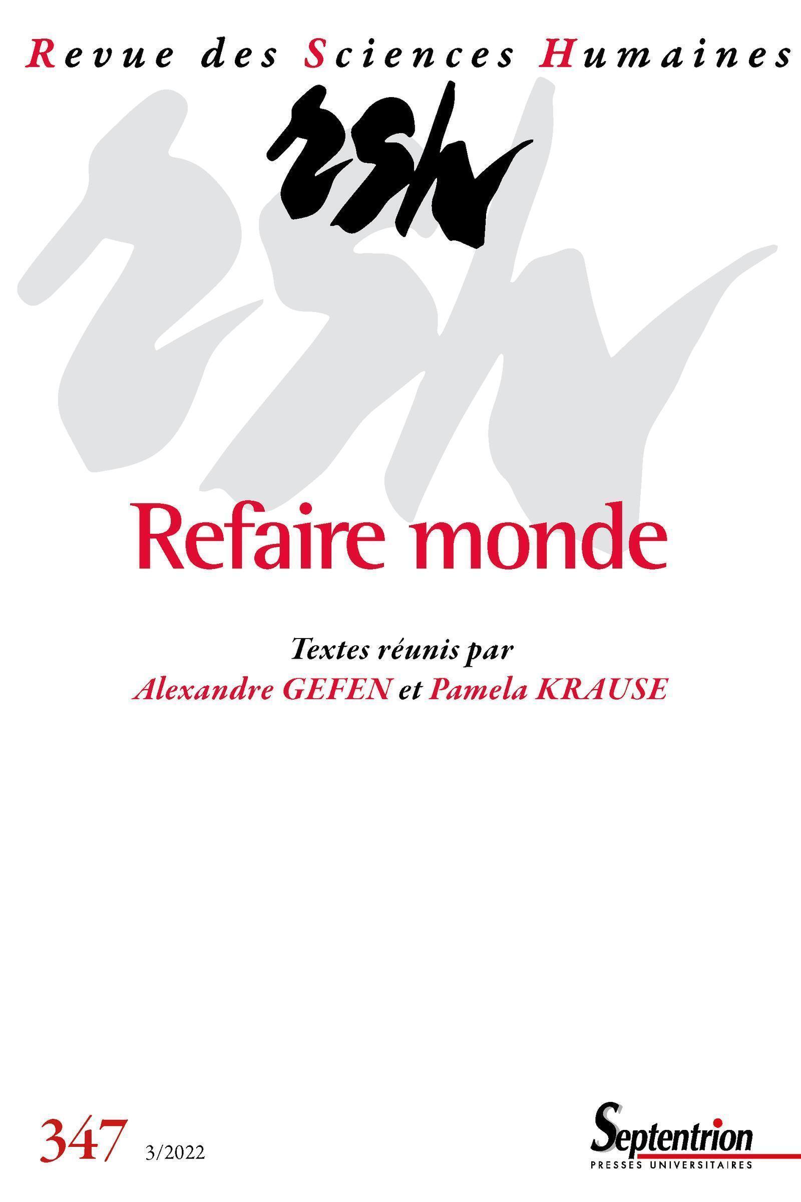 Refaire monde