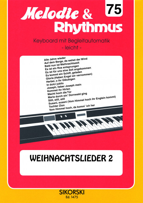 Melodie & Rhythmus, Heft 75: Weihnachtslieder 2