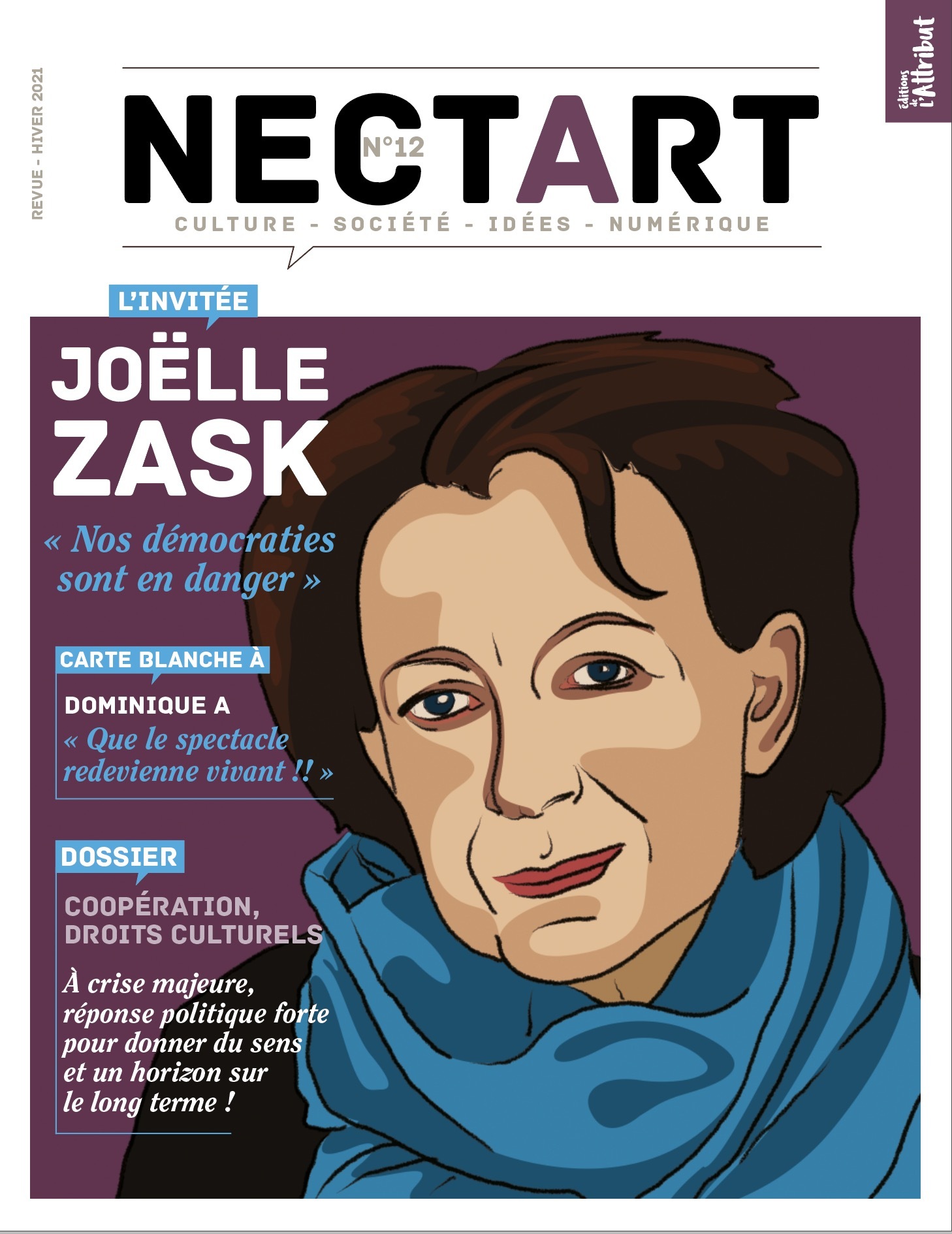 Nectart # 12 Joelle Zask - Janvier 2021
