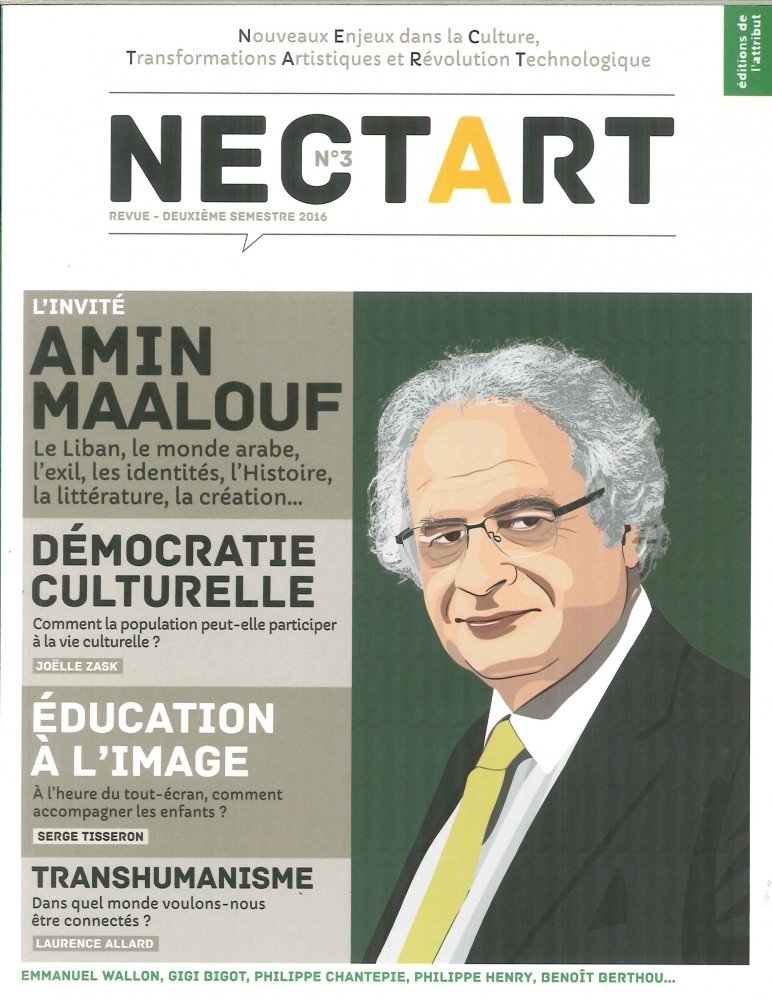 Nectart #3  Amin Maalouf Juin 2016