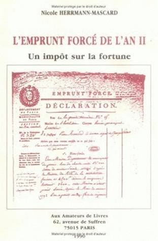 L'Emprunt forcé de l'an II