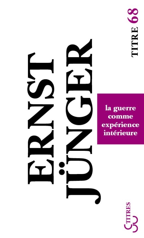 La guerre comme expérience intérieure