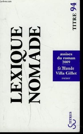 Lexique nomade 2009