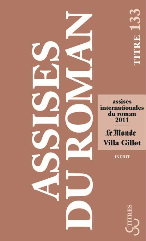 Assises internationales du roman 2011