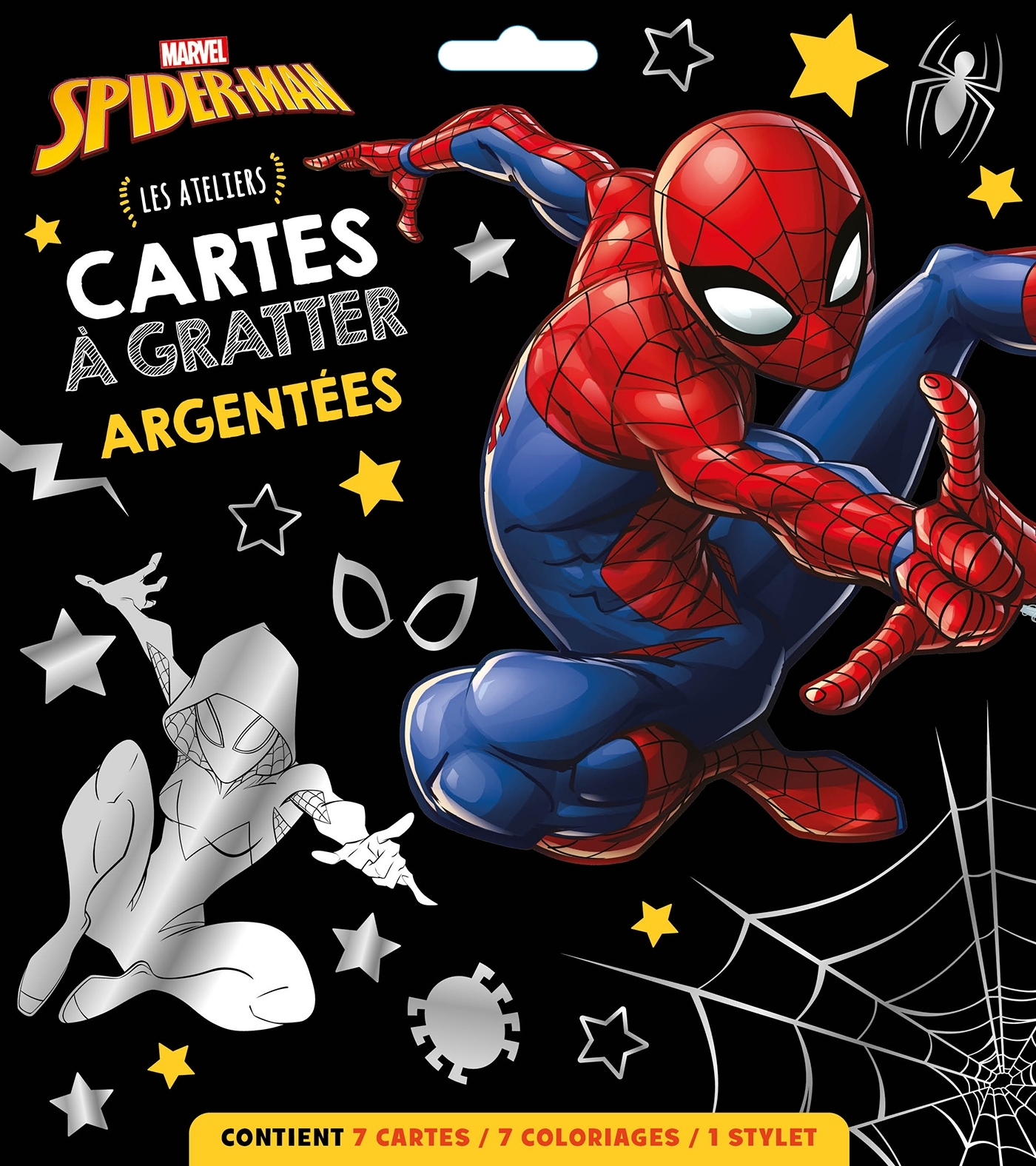 SPIDER-MAN - Les ateliers Disney - Cartes à gratter argentées - Marvel