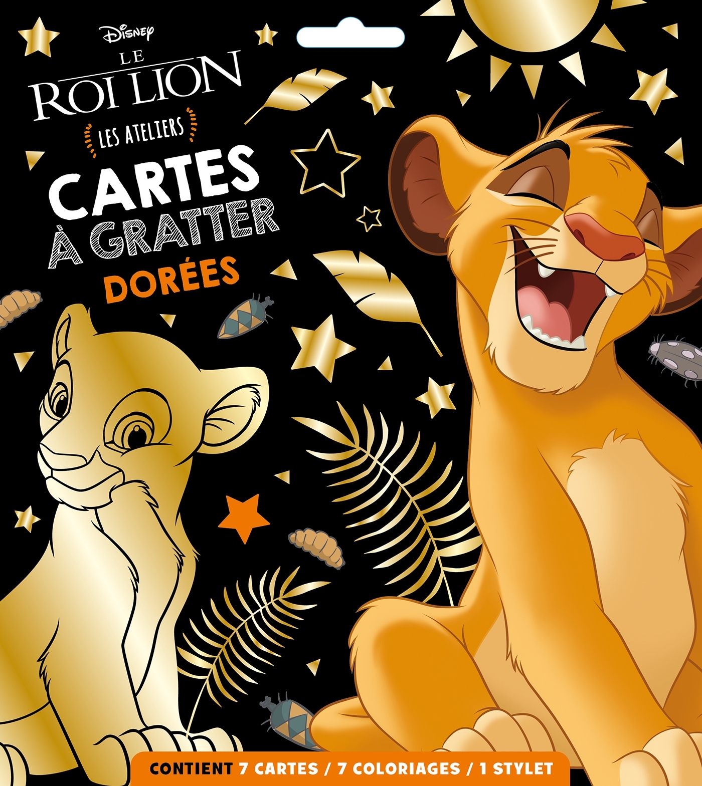 LE ROI LION - Les Ateliers Disney - Cartes à gratter dorées