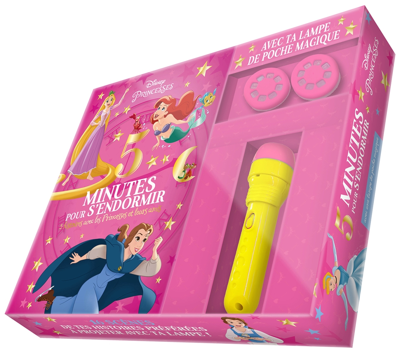DISNEY PRINCESSES - Coffret 5 Minutes pour S'endormir - 5 Histoires Princesses et leurs Amis