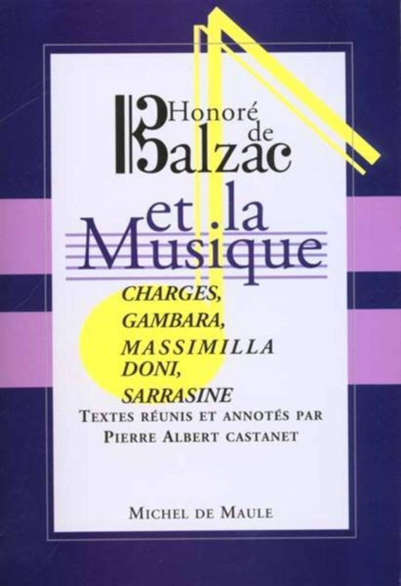 HONORE DE BALZAC ET LA MUSIQUE