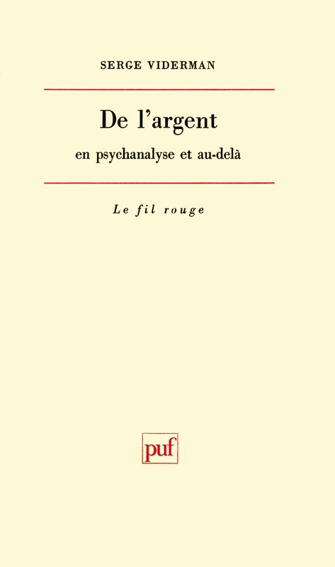 De l'argent en psychanalyse et au-delà