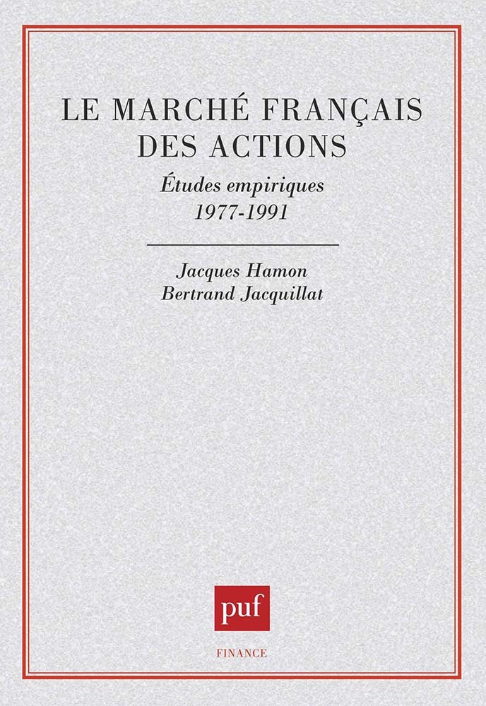 Le marché français des actions