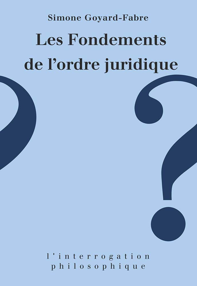 Les fondements de l'ordre juridique
